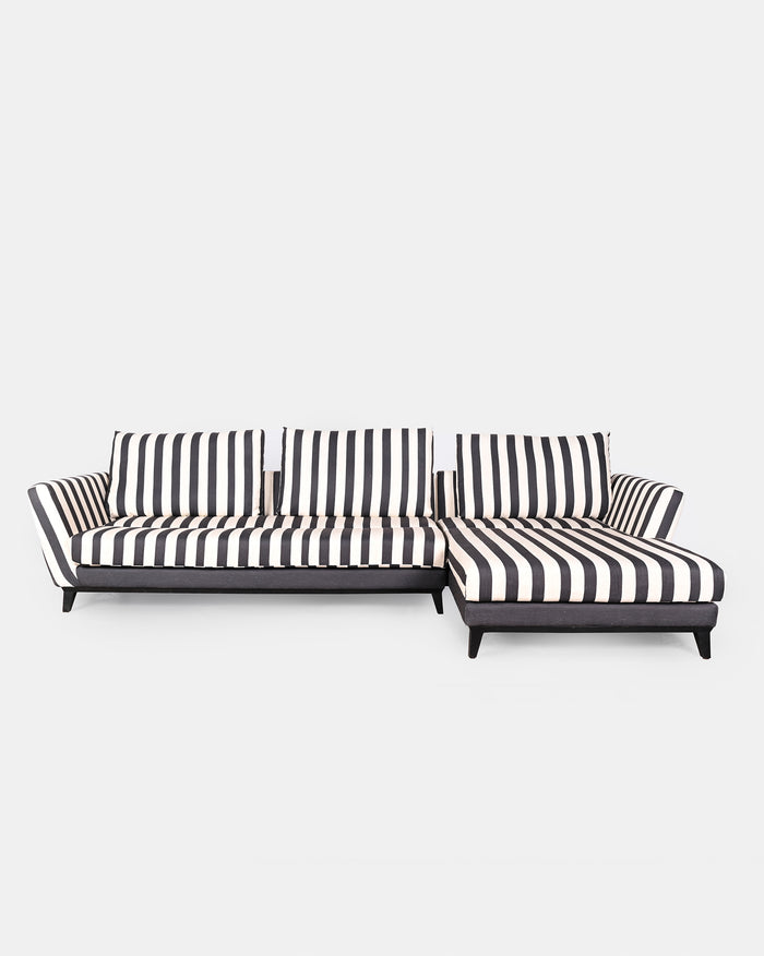 Ele Grove Sectional Sofa - Charcoal