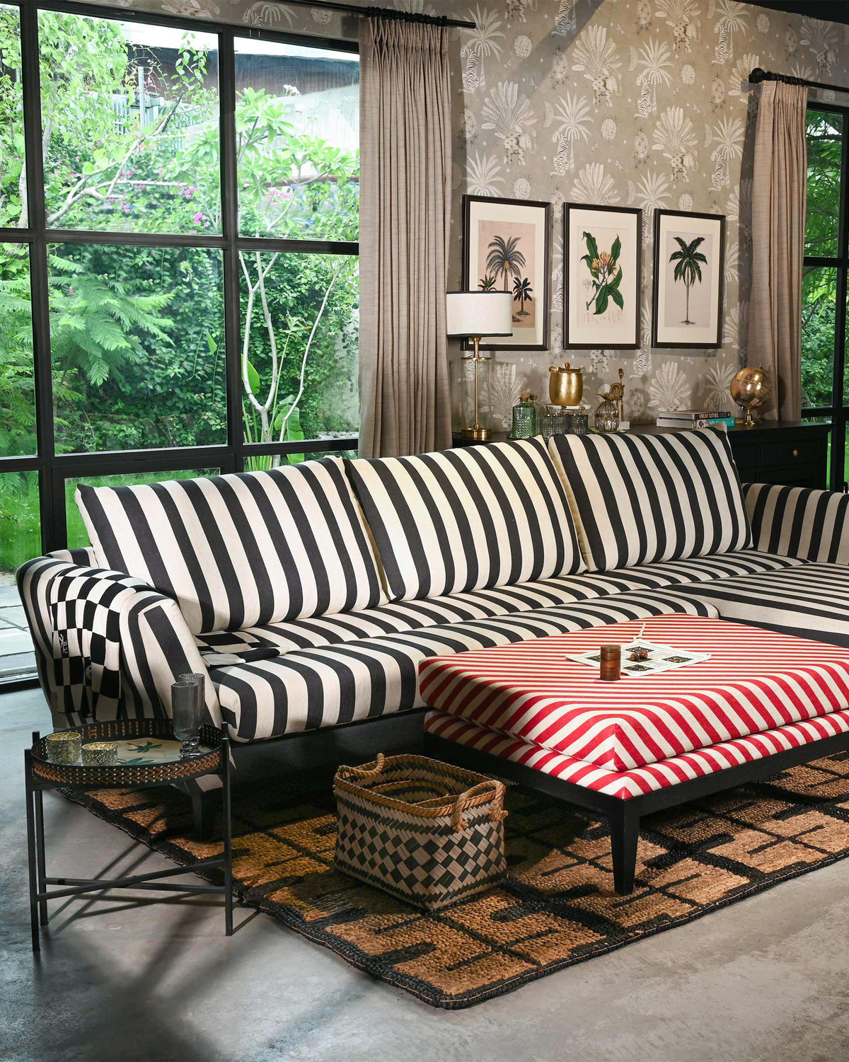 Ele Grove Sectional Sofa - Charcoal