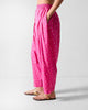 Salem Pants - Fuchsia & Gold Printed