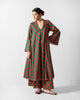 Yoi Hem Pants - Red & Green Printed