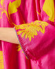 Kosi Kaftan - Fuchsia & Lime Printed