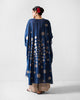 Kohima Kaftan - Blue & Gun Metal Printed