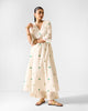 Hampi Kurta - Ivory & Green Embroidered