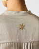 Kumaon Kurta - Grey & Gold Printed