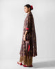 Kovai Kurta - Chocolate Brown & Gold Printed