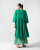 Gusset Long Kurta - Green