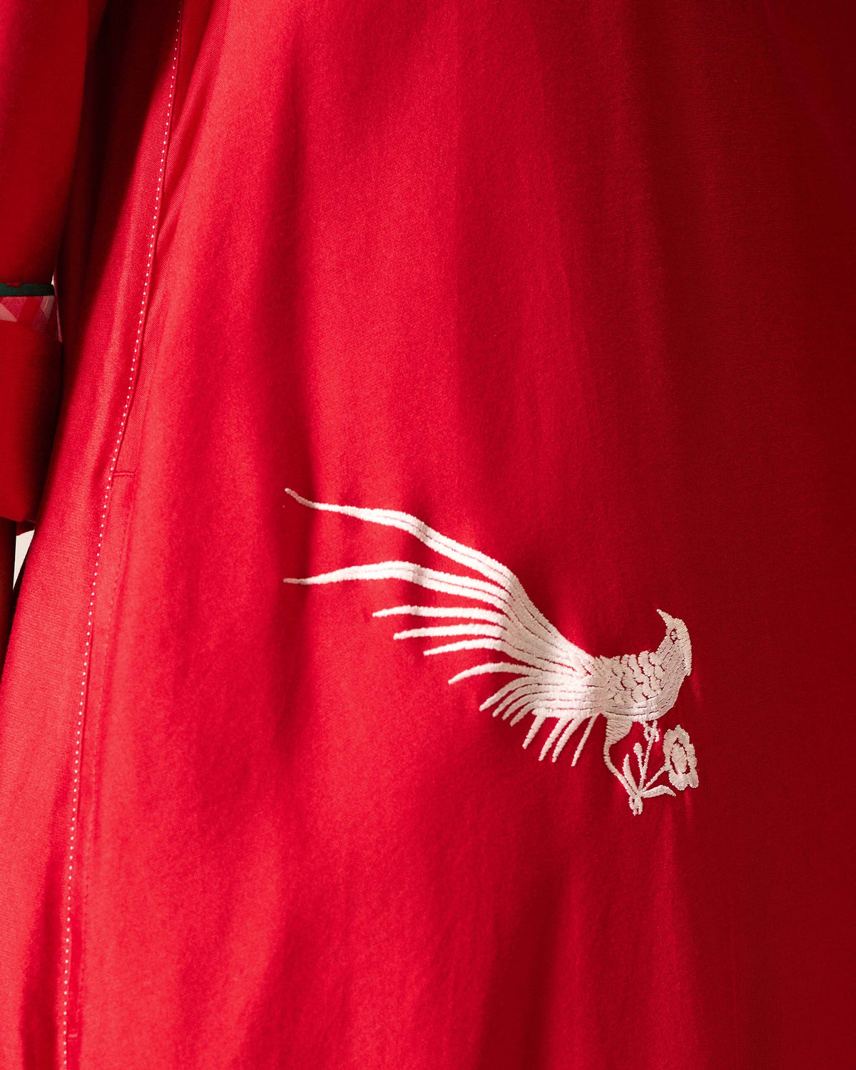 Chaand Kurta - Red