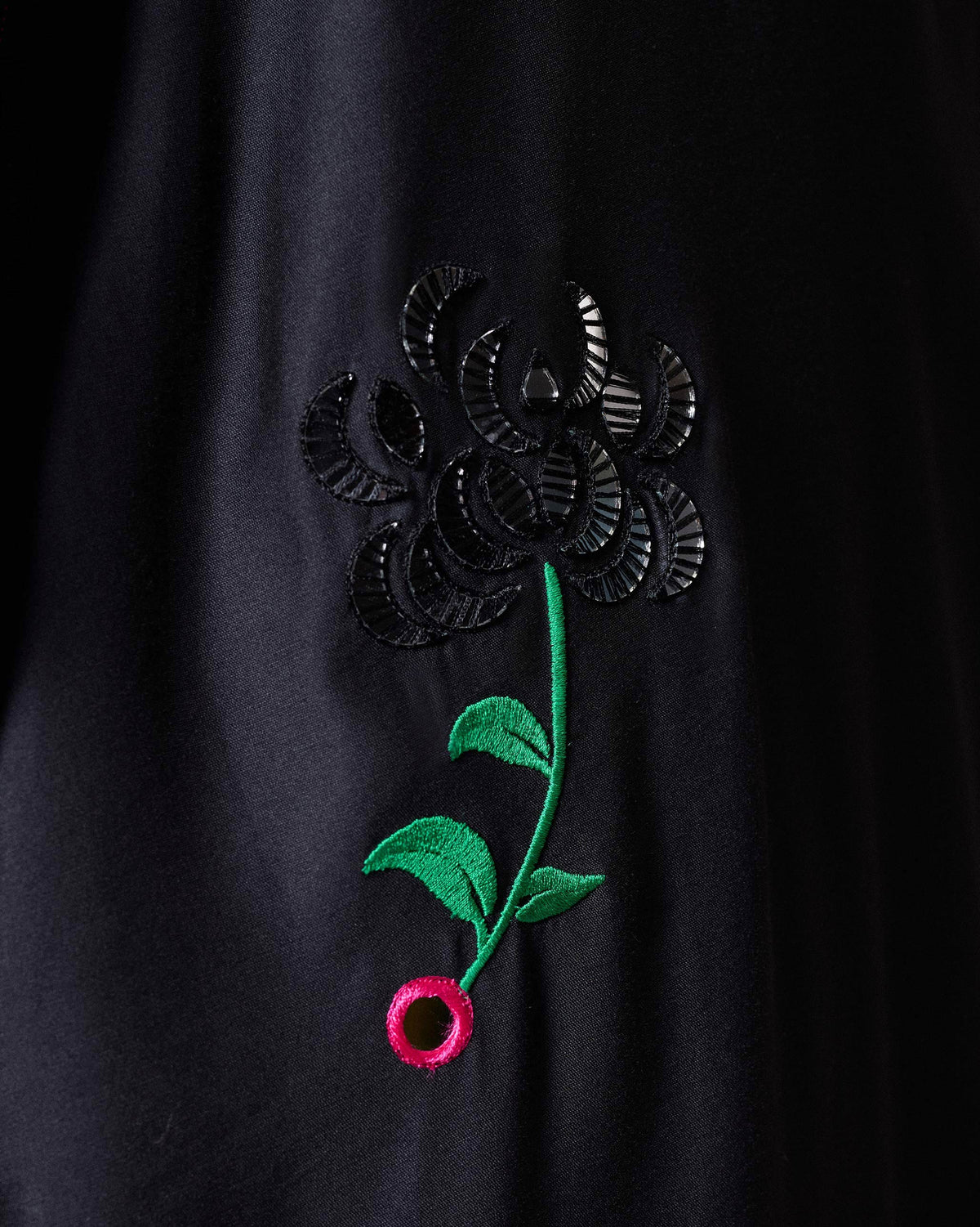 Chaand Kurta - Black thumbnail 5