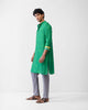 Astral Kurta - Emerald Green Printed
