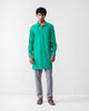 Bouquet Kurta - Emerald Green
