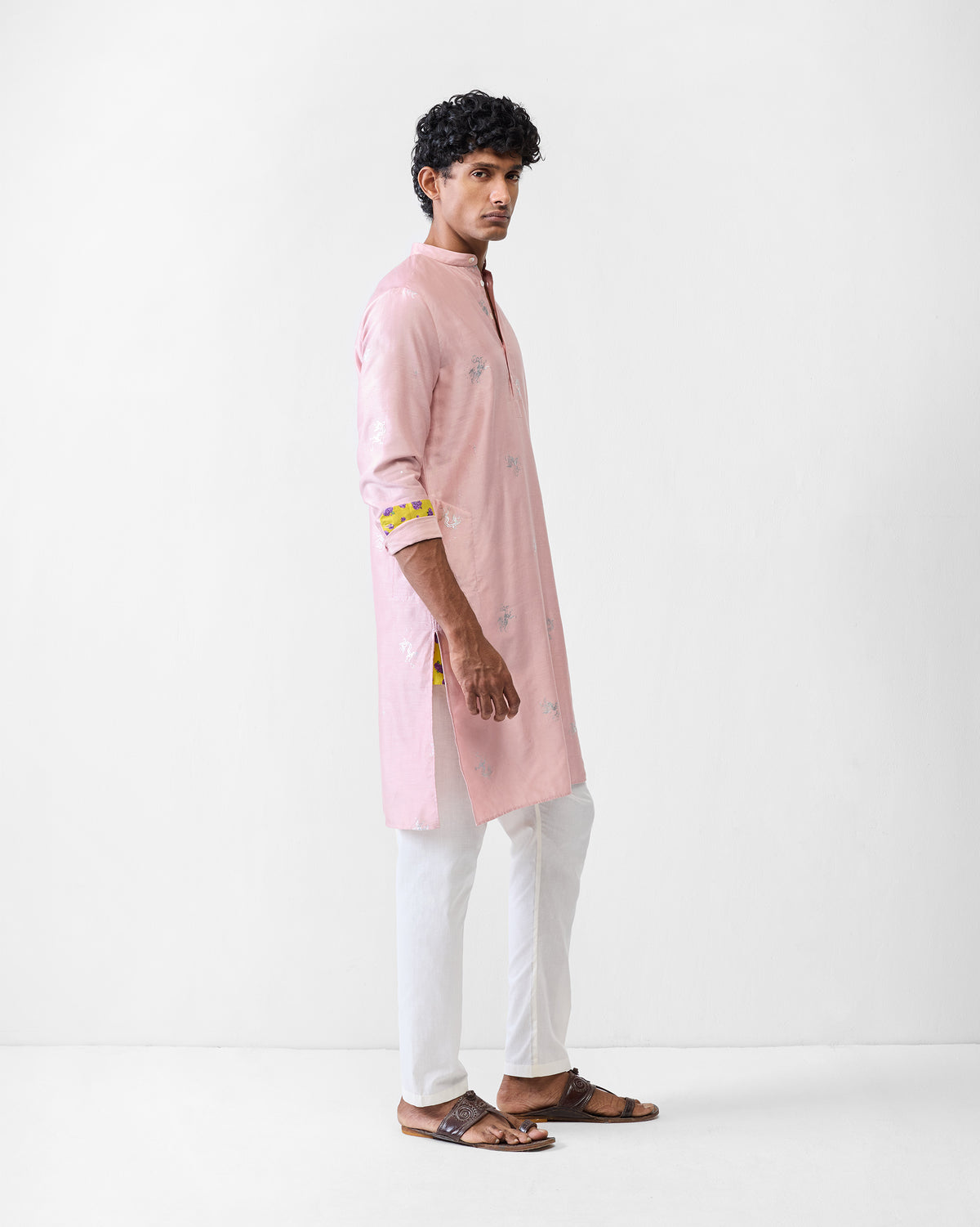 Bageecha Kurta - Pink Printed thumbnail 4