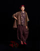 Ceylon Shirt - Chocolate Brown & Gold Stripes