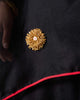 Raat Dupatta - Black & Gold Embroidered