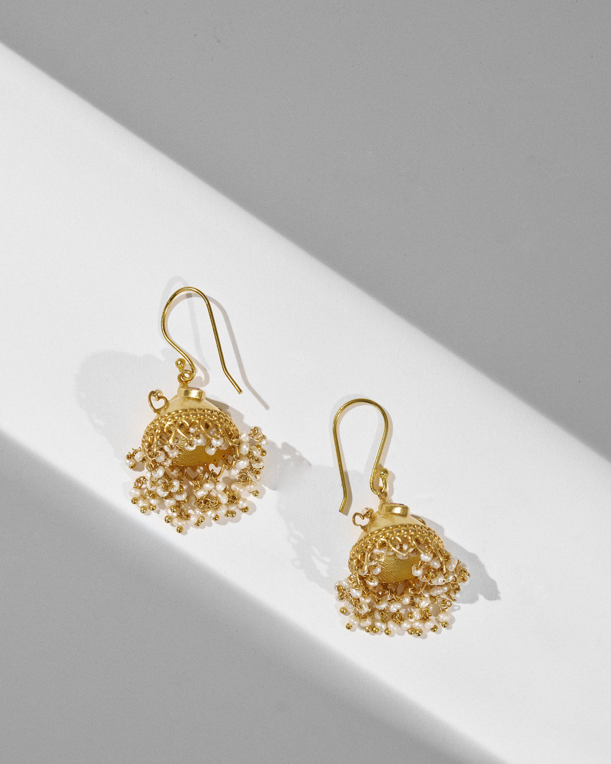 Moti Jhumka - Gold