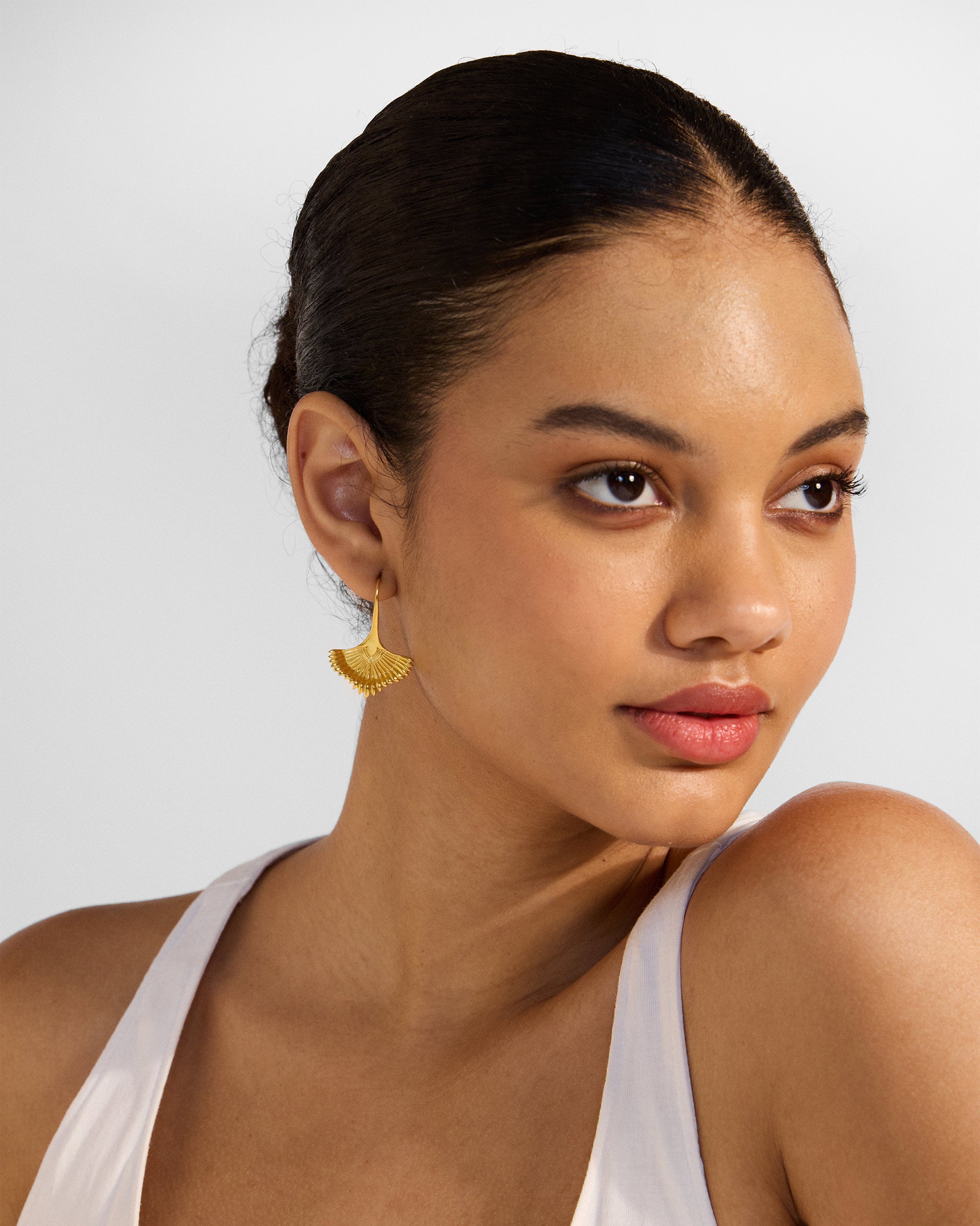 Festive Palm Danglers - Gold