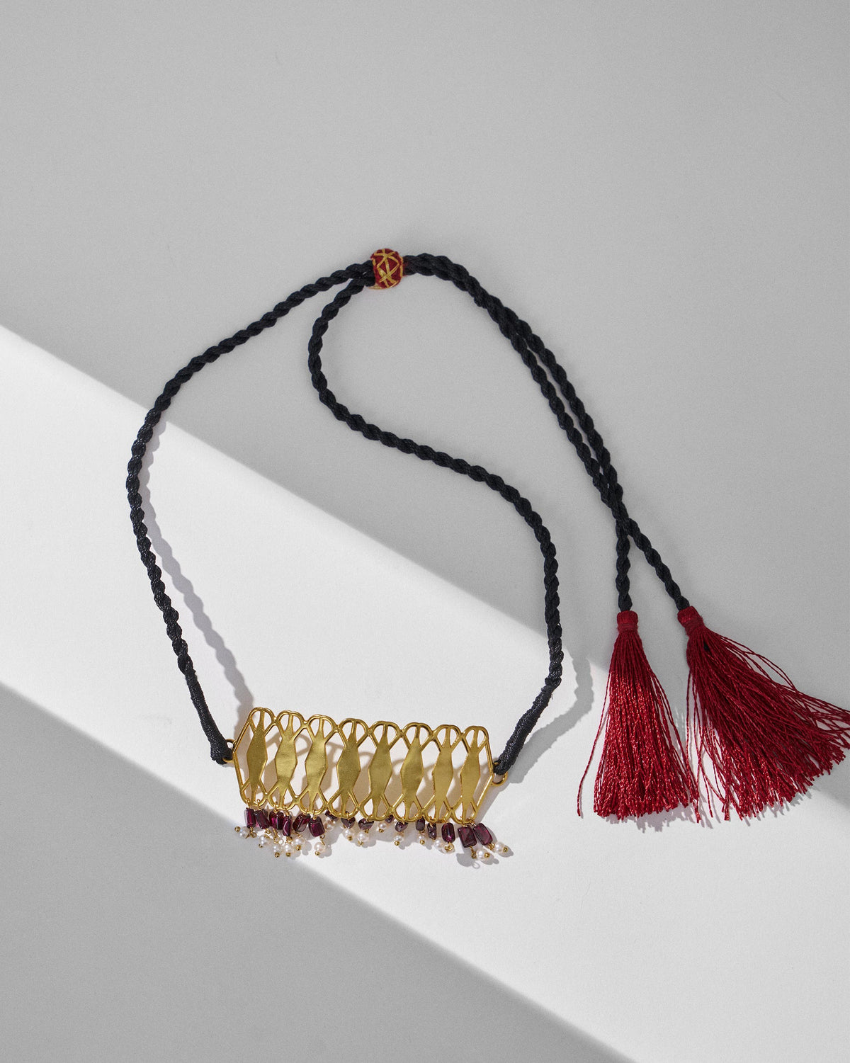 Barfi Choker - Gold