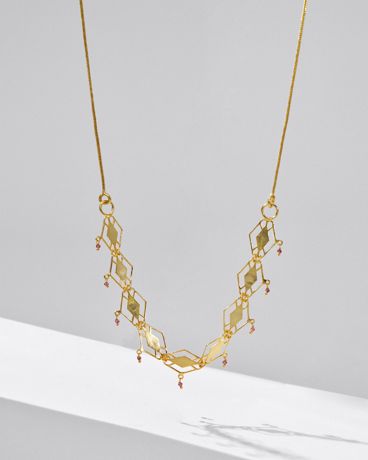 Barfi Necklace - Gold
