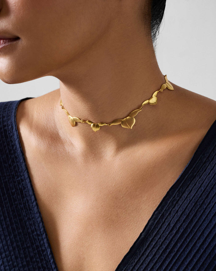 Kamal Haar Necklace - Gold