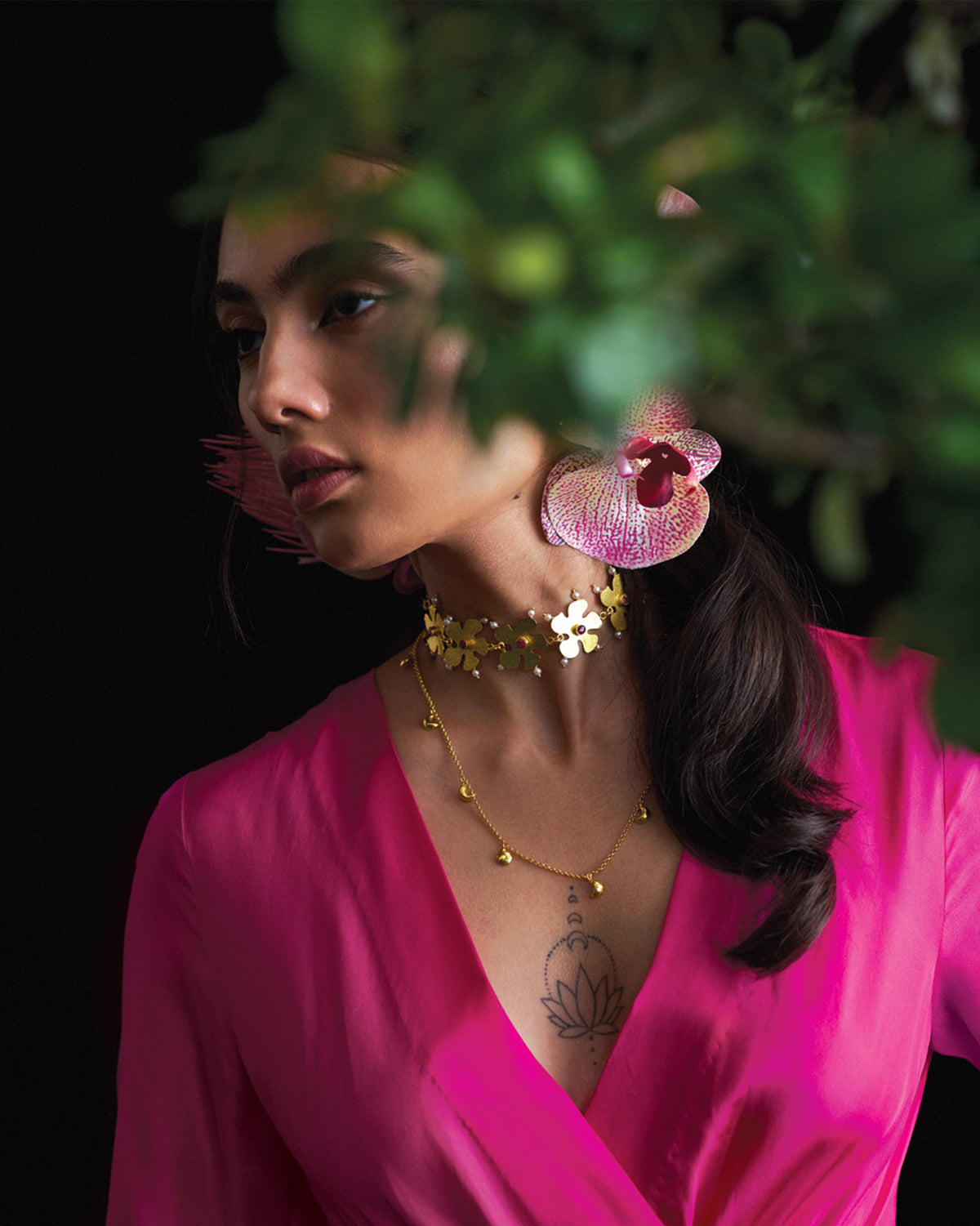 Phool Haar Necklace - Gold