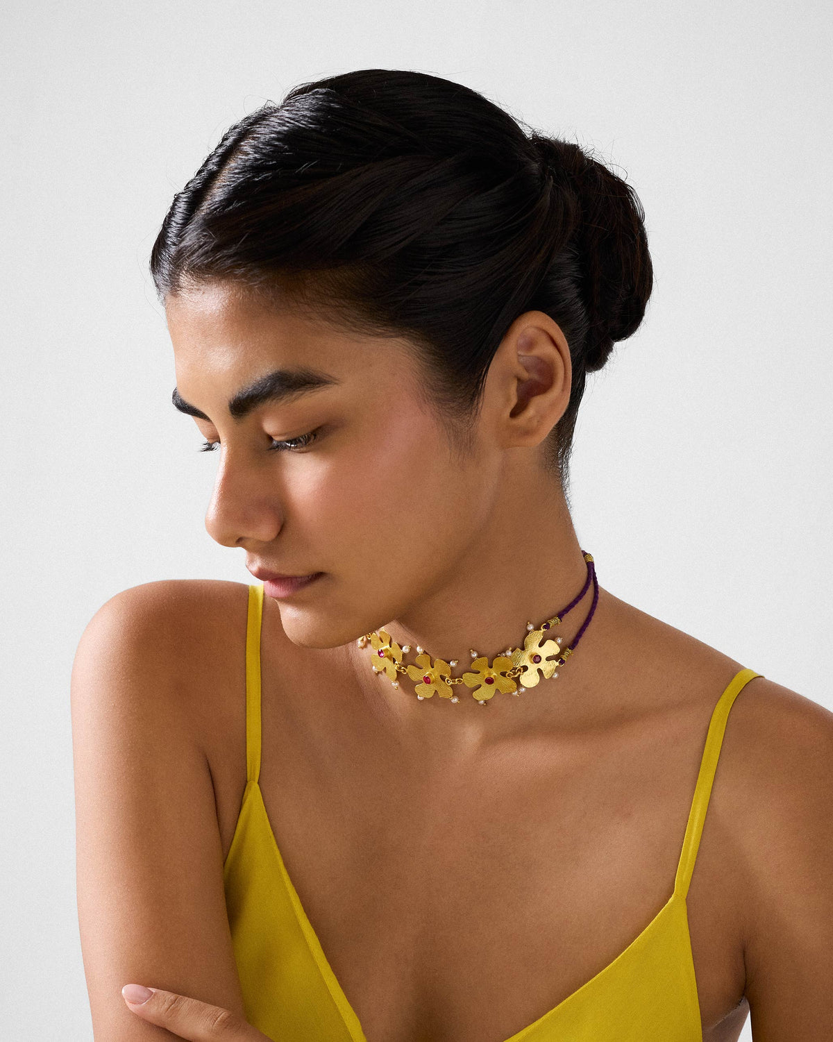 Phool Haar Necklace - Gold