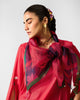 Chrysanthemum Bloom Scarf - Purple