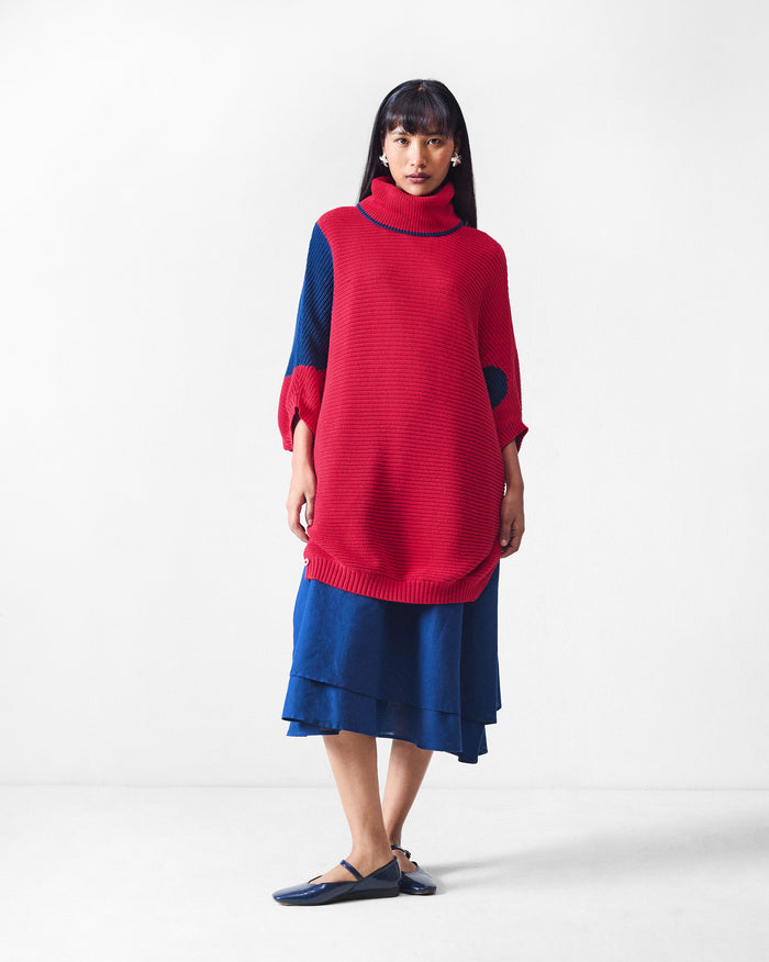Tao Turtle Neck Sweater - Red