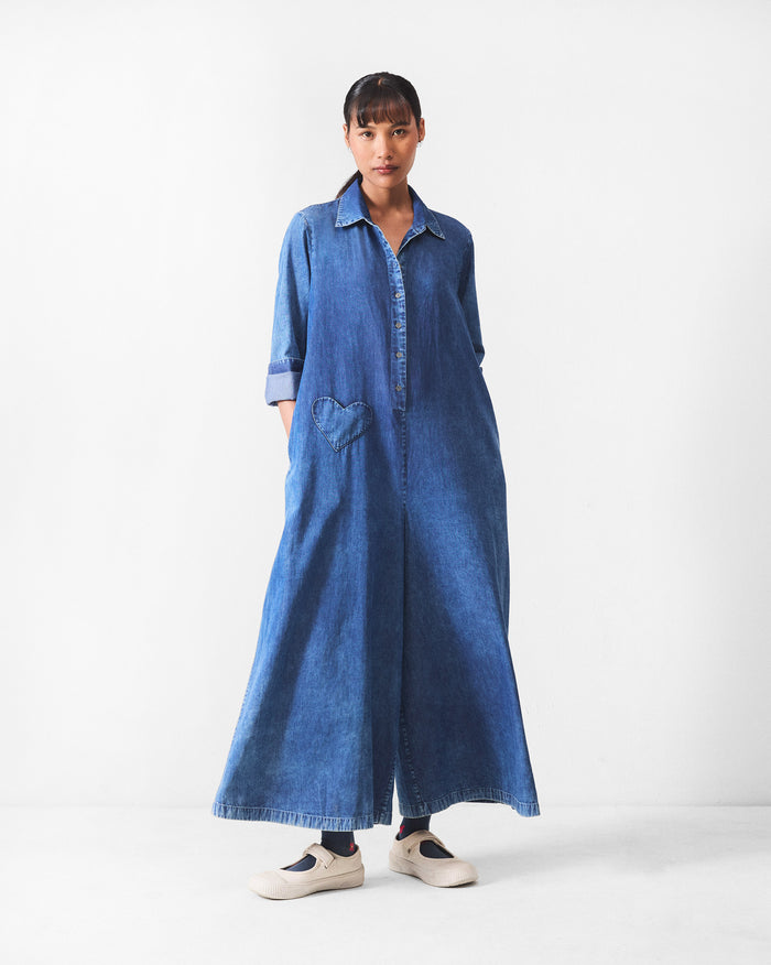 Bolt Jumpsuit - Denim