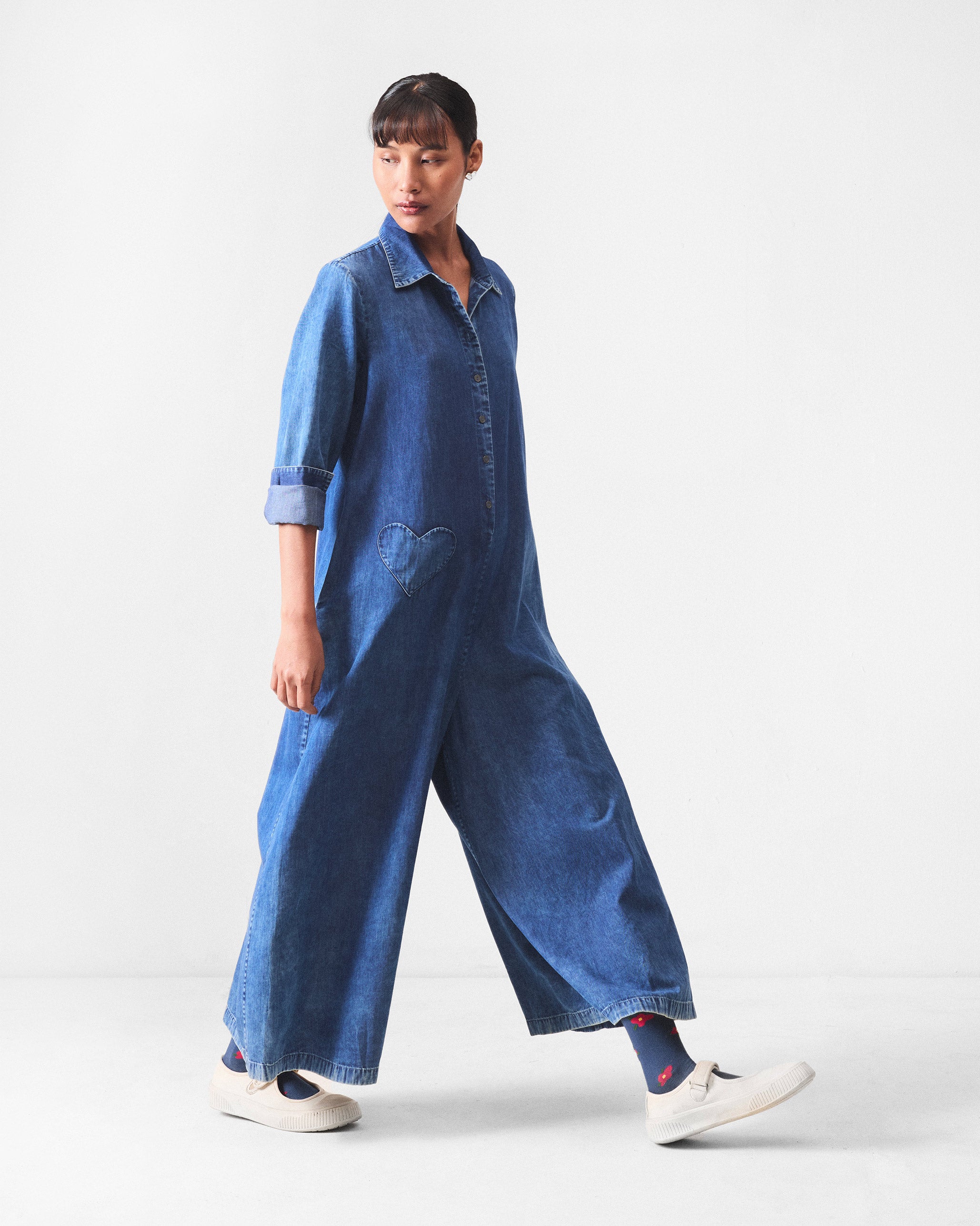 Bolt Jumpsuit - Denim