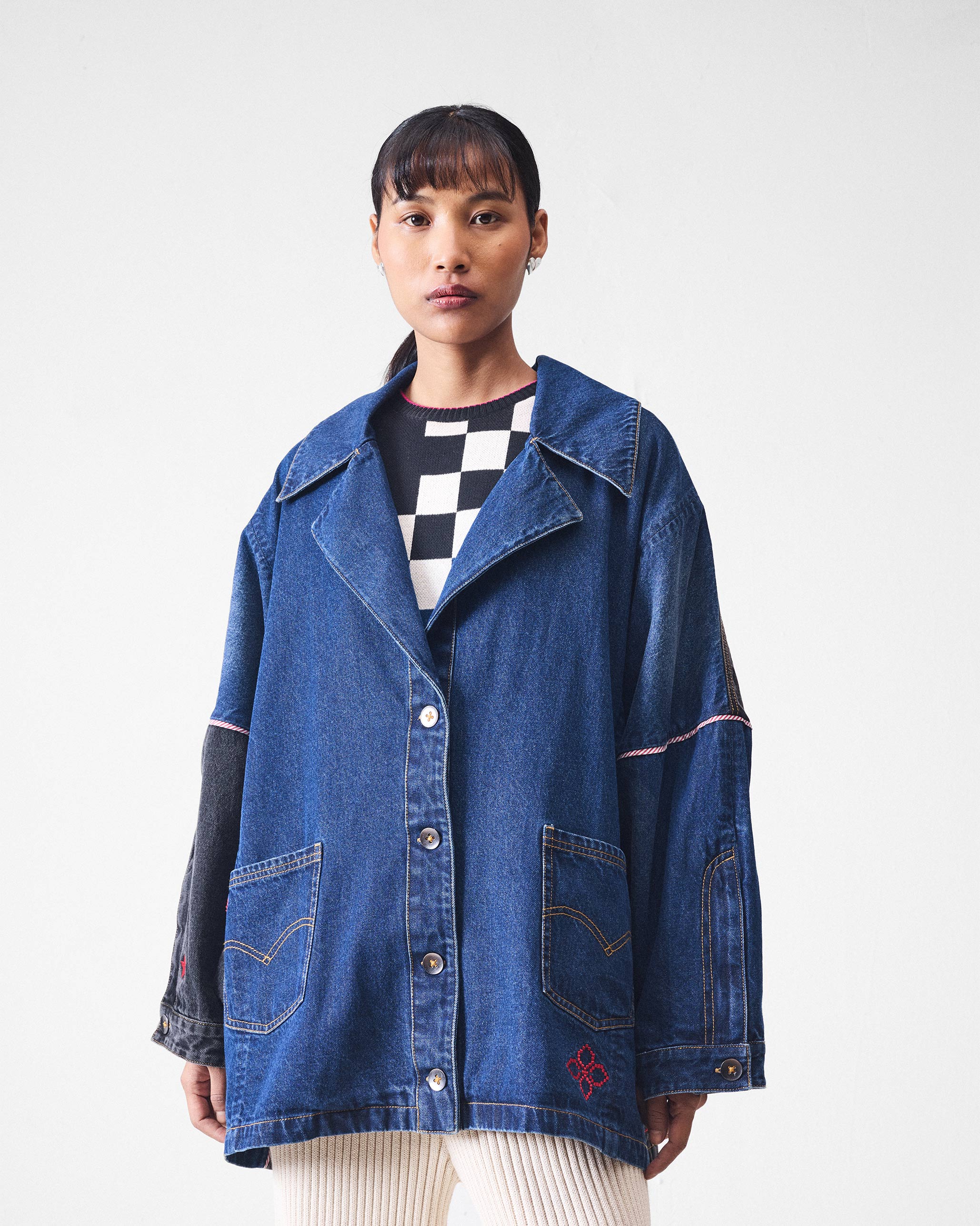 Splice Jacket - Denim