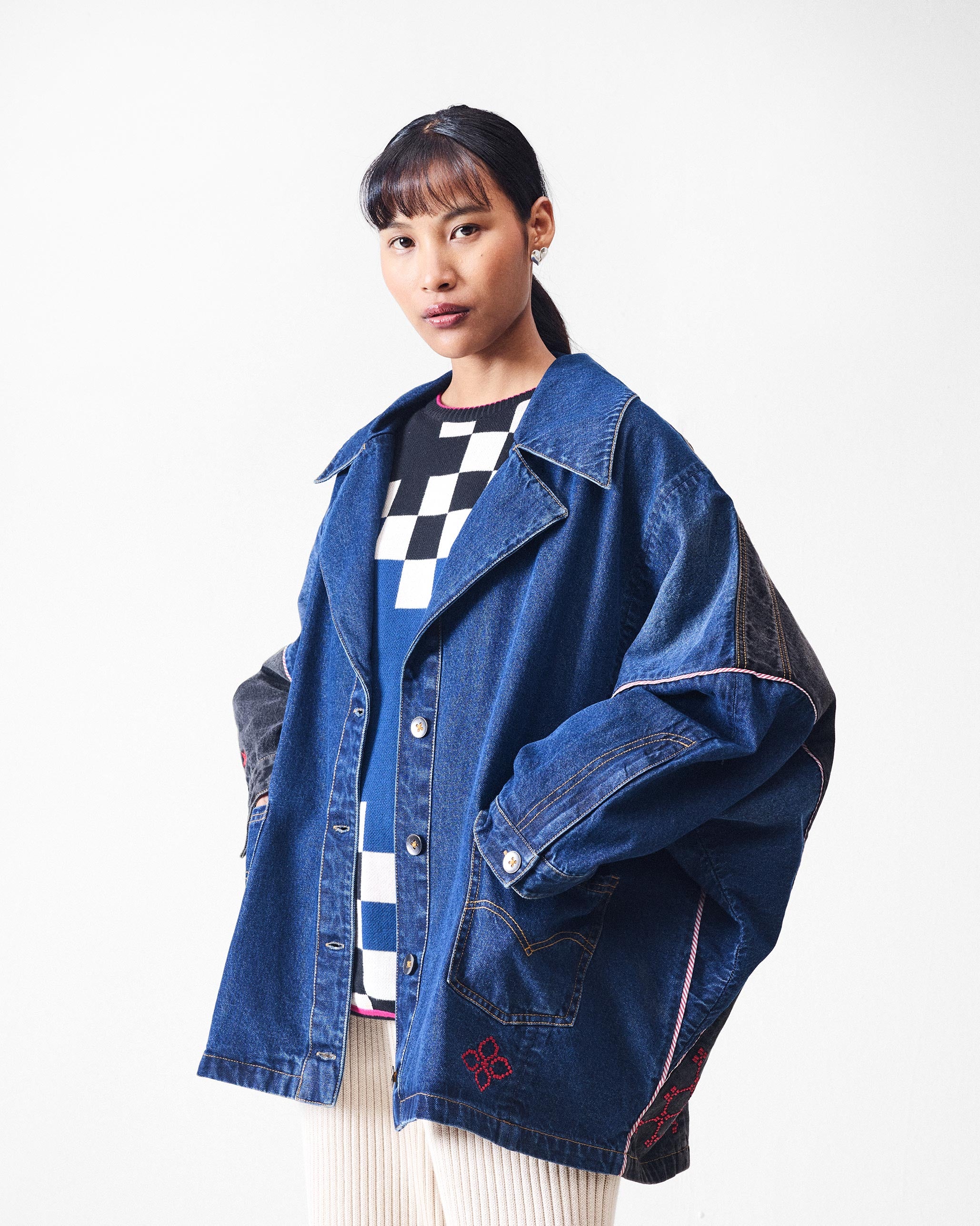 Splice Jacket - Denim