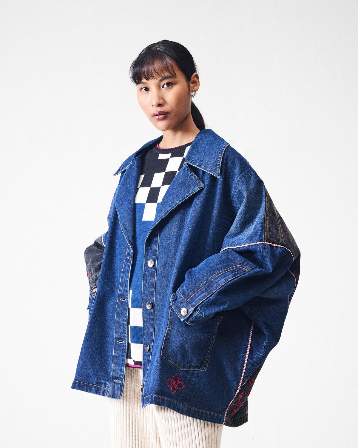 Splice Jacket - Denim