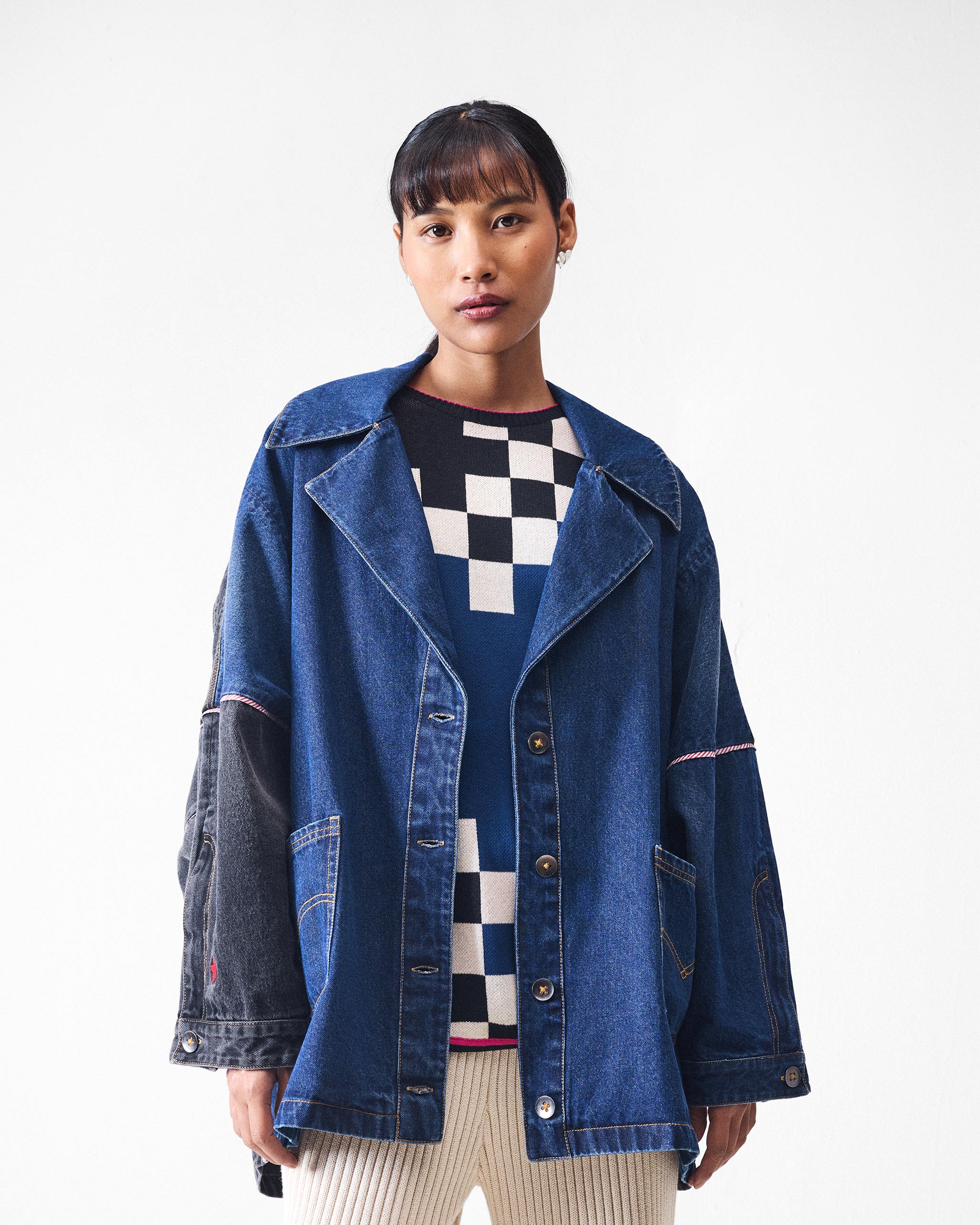 Splice Jacket - Denim