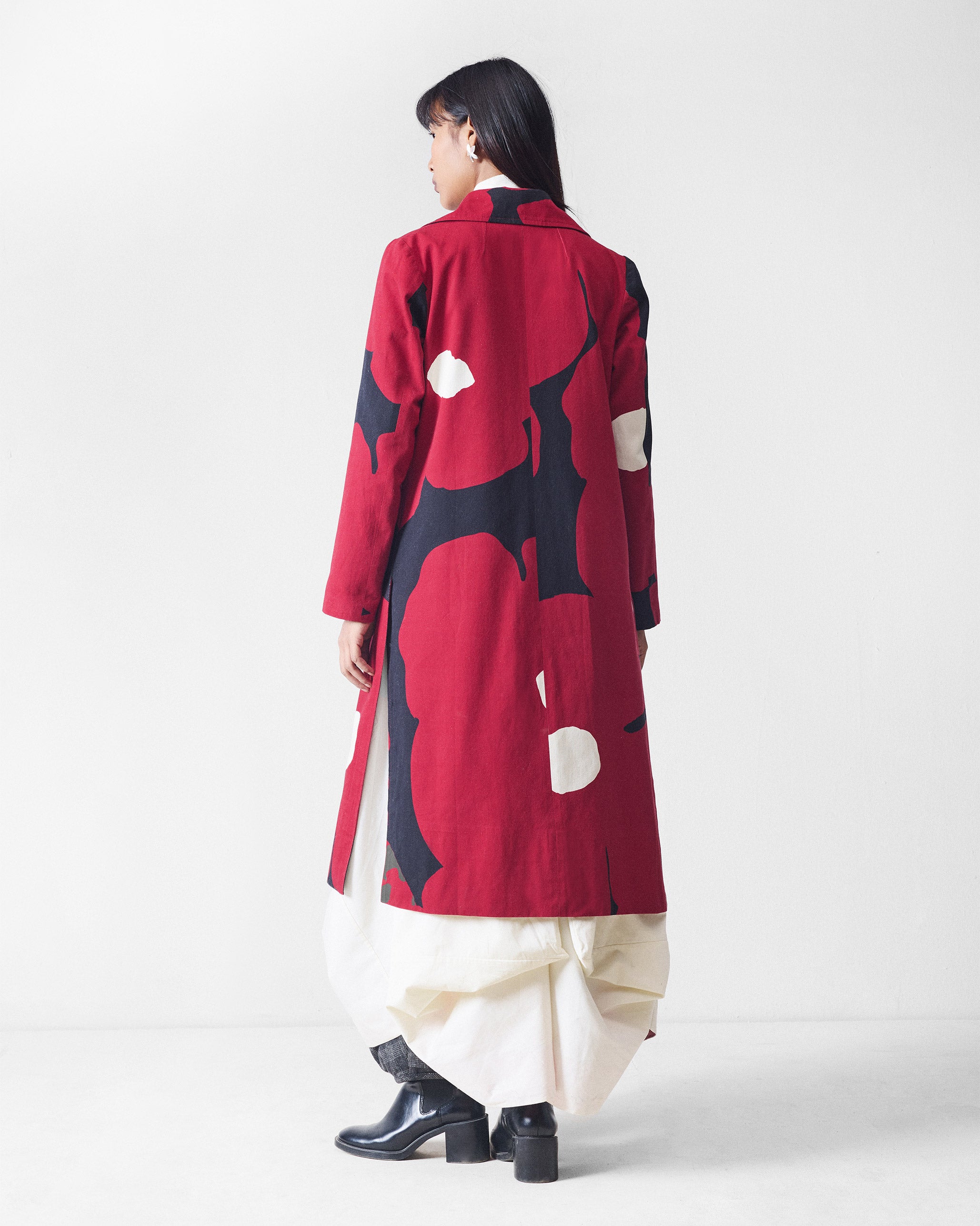 Flourish Jacket - Red & Black