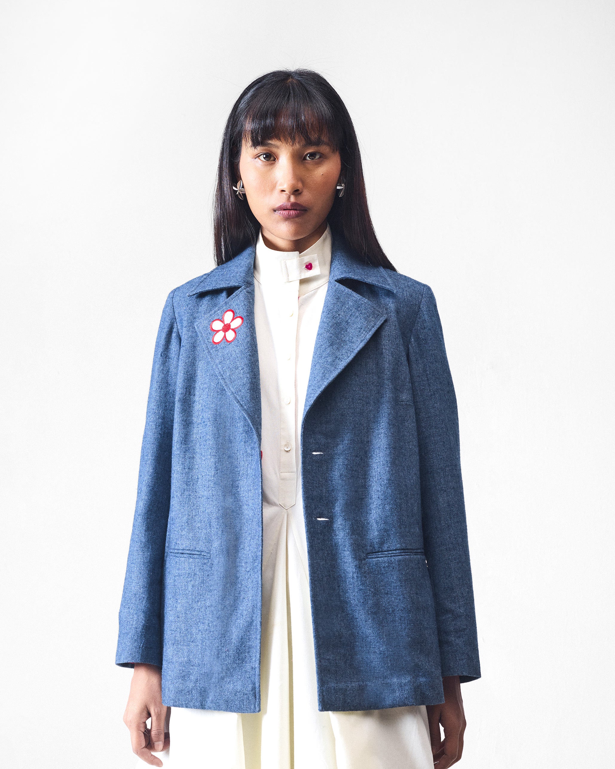 Trace Jacket - Dust Blue