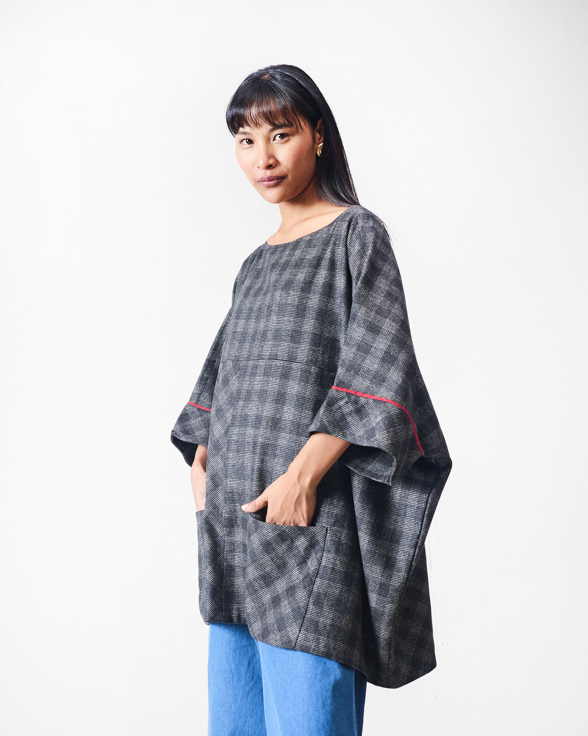 Fable Top - Black & Charcoal