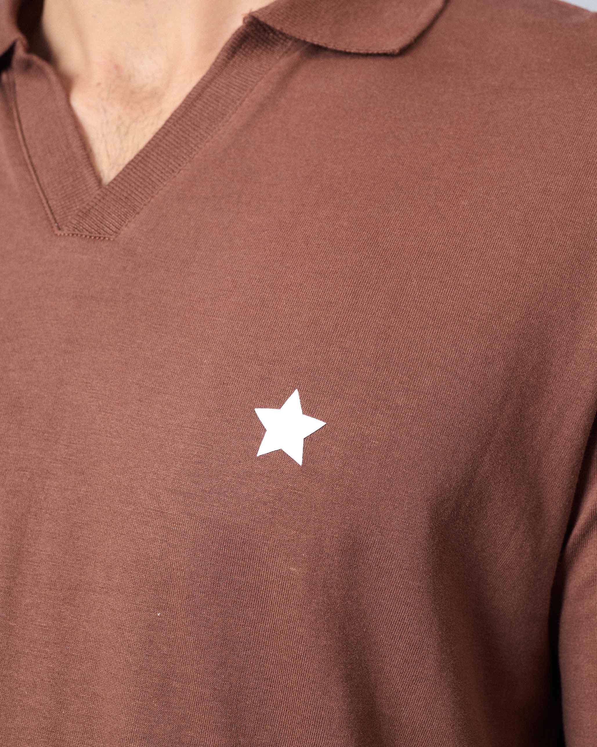 Haze Polo T-Shirt - Brown