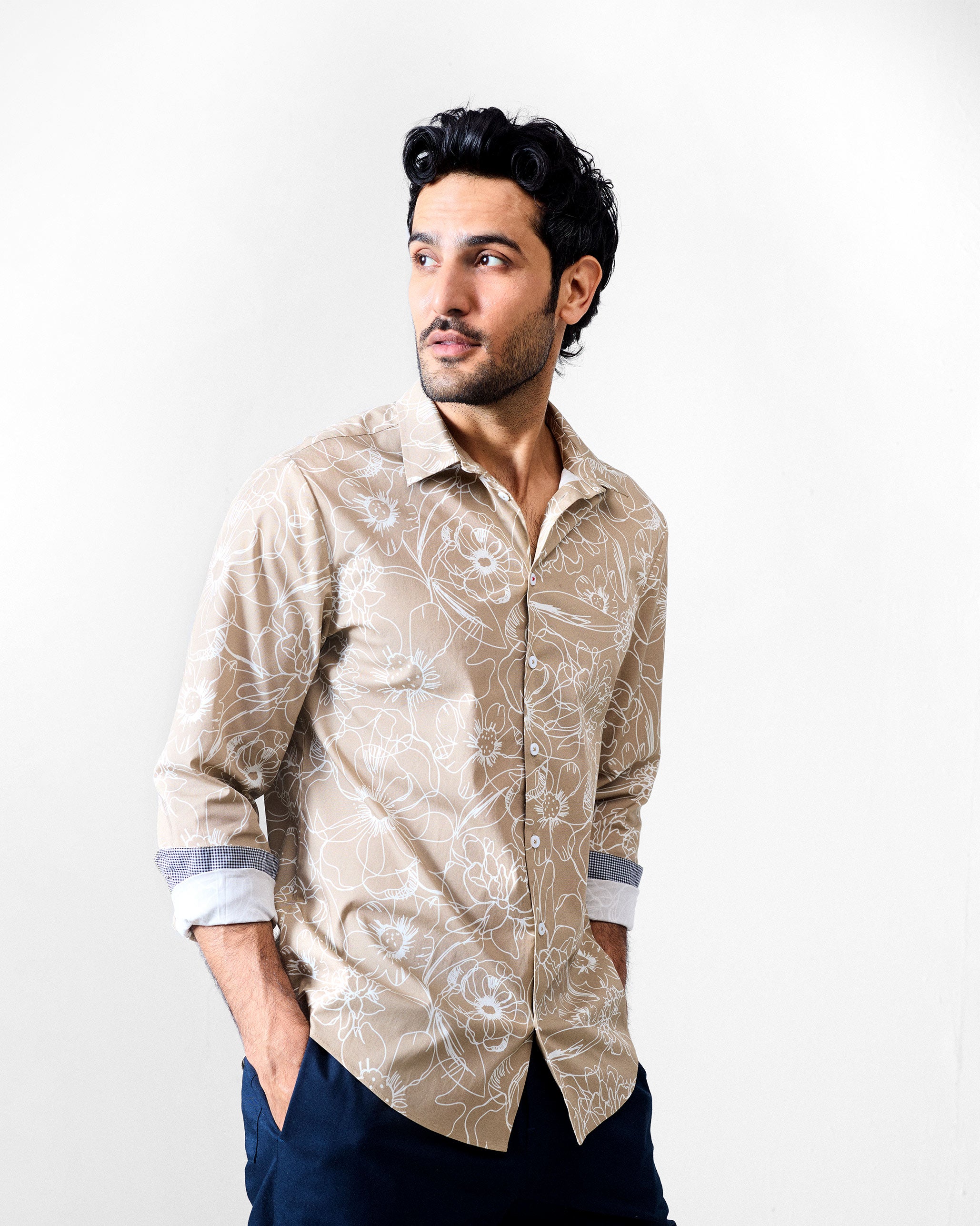 Hakuna Shirt - Light Brown Printed