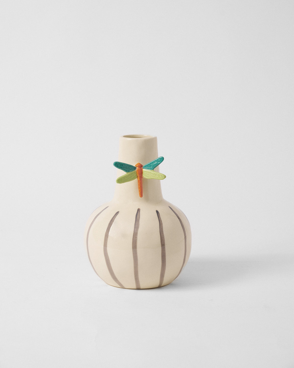 Dragonfly Stripe Vase