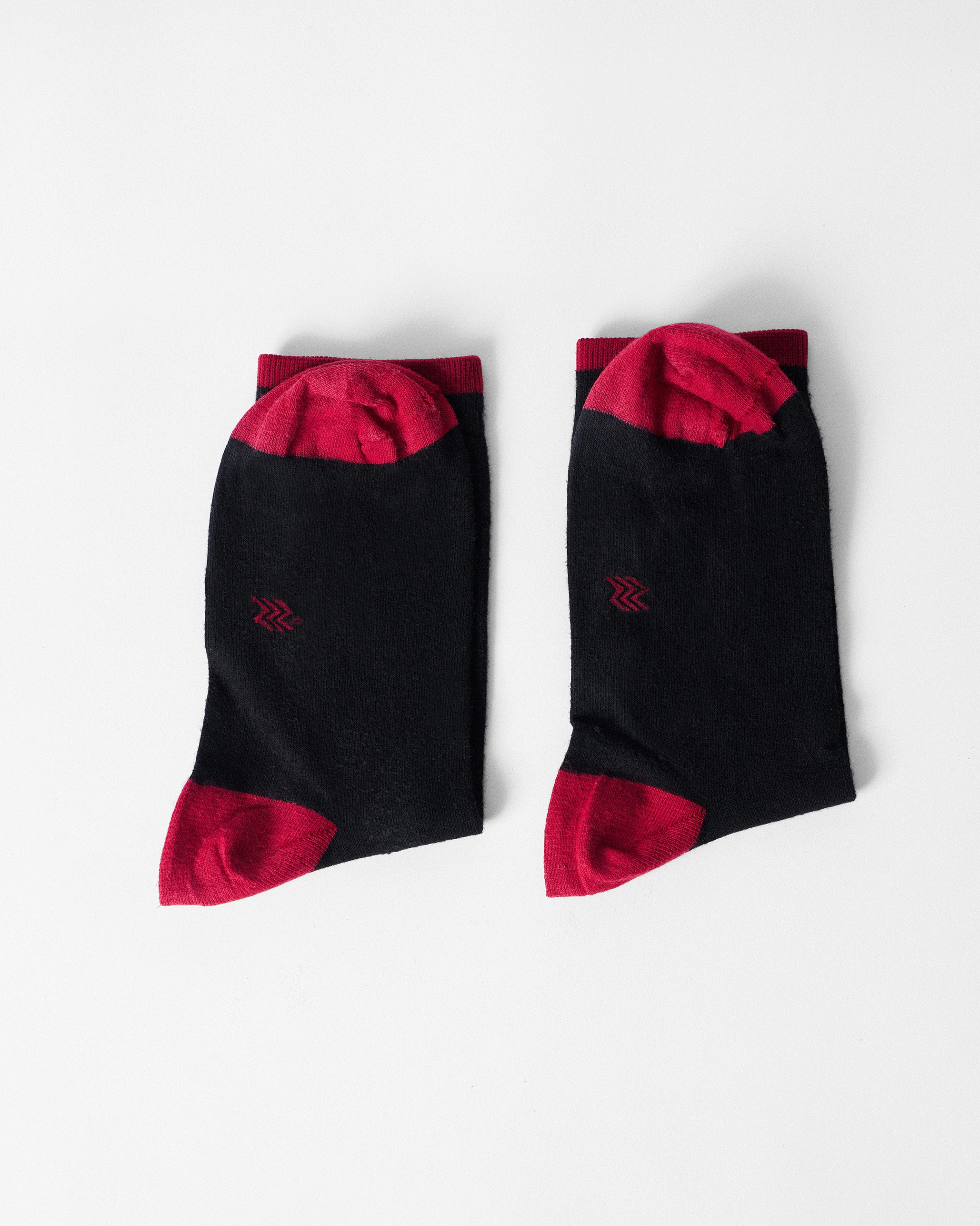 Power Pair Socks - Black & Red
