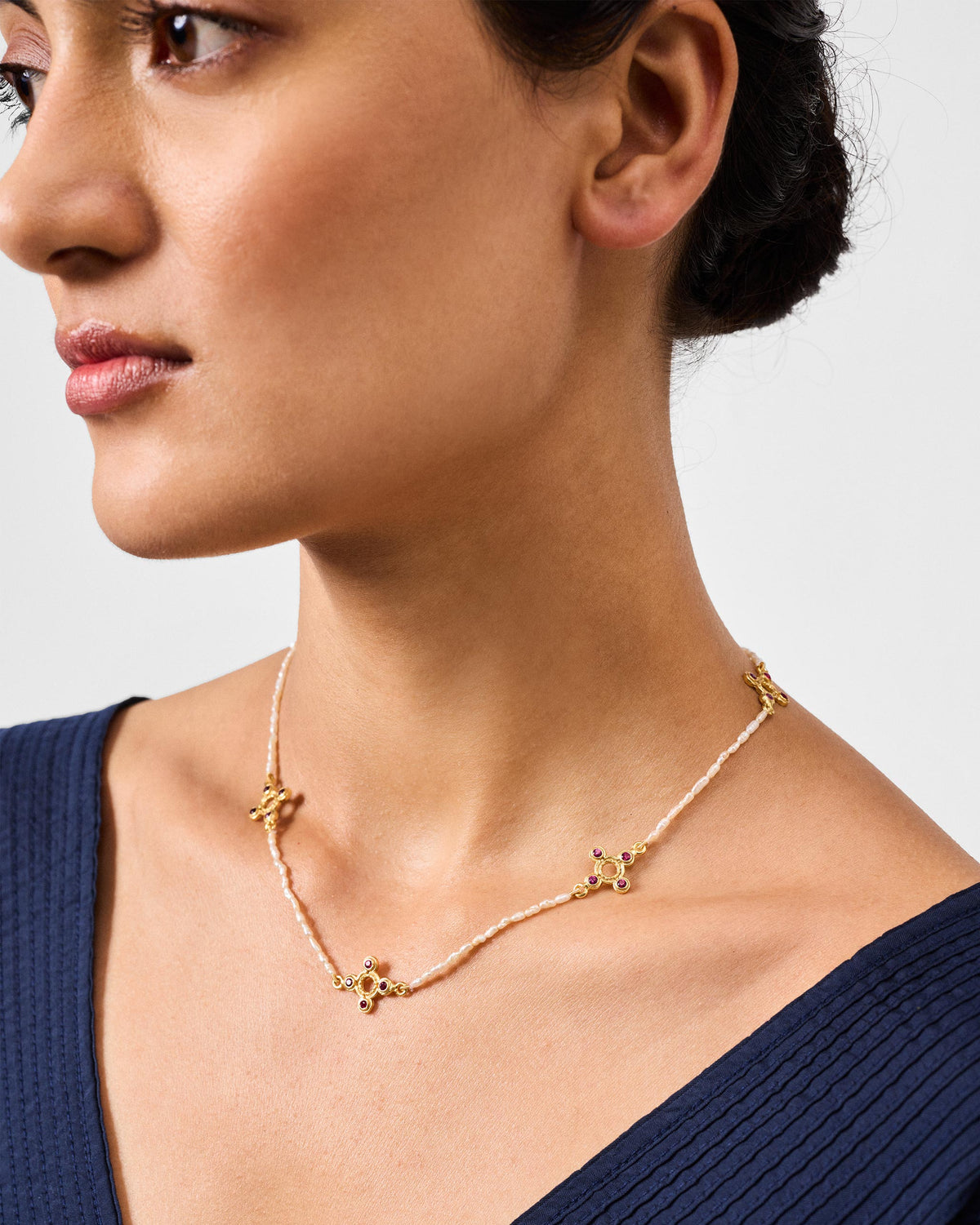 Bindu Choker - Gold