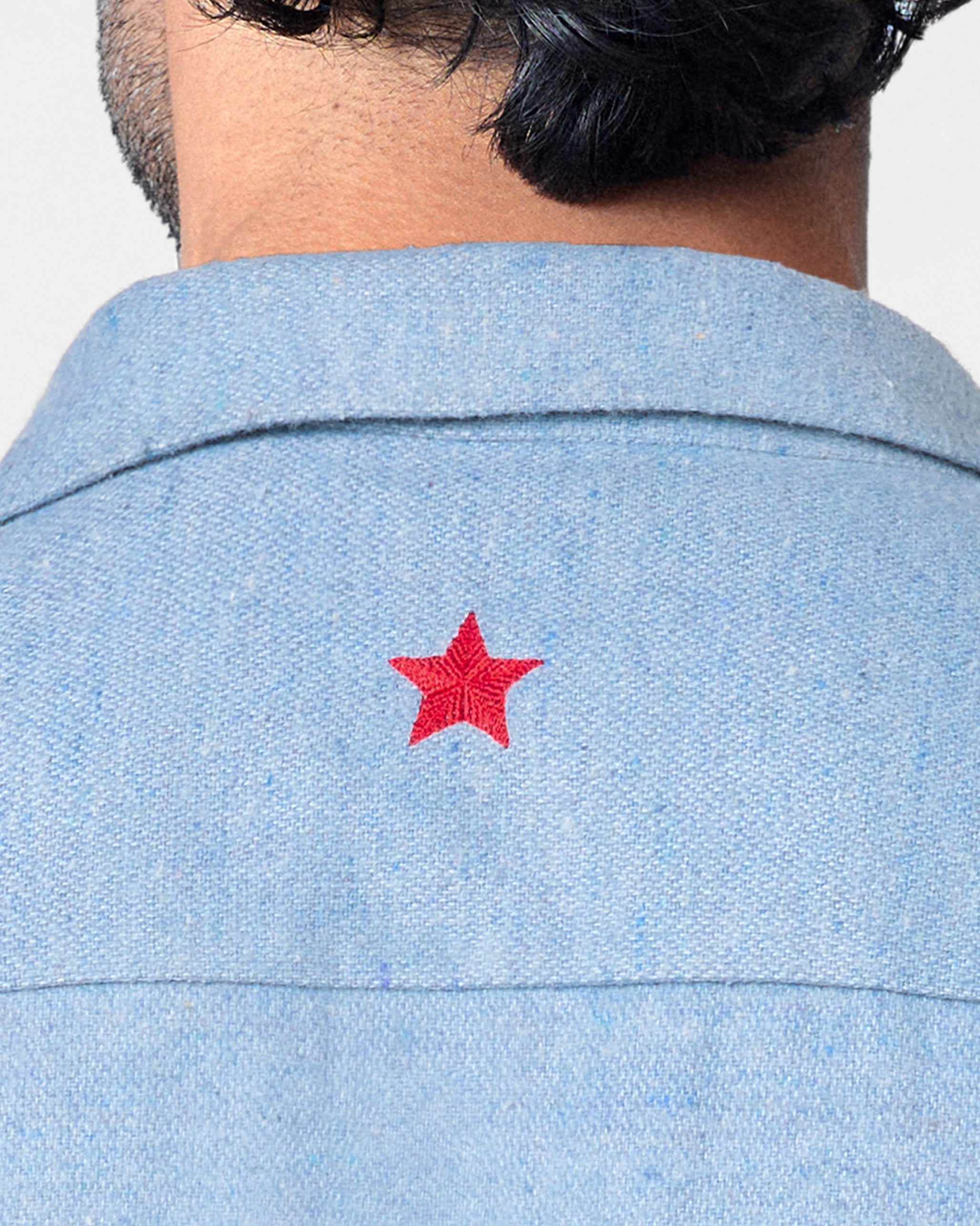 Musafir Pocket Shirt - Light Blue