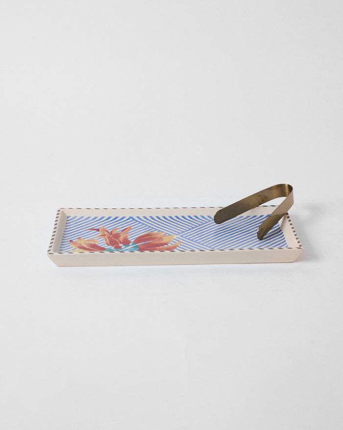 Palash Cookie Tray with Tong