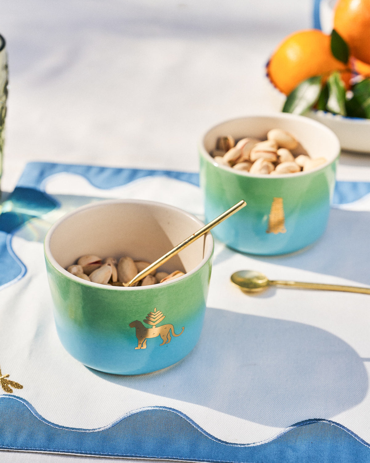 Sindhuraa Nut Bowl with Spoon - Set of 2
