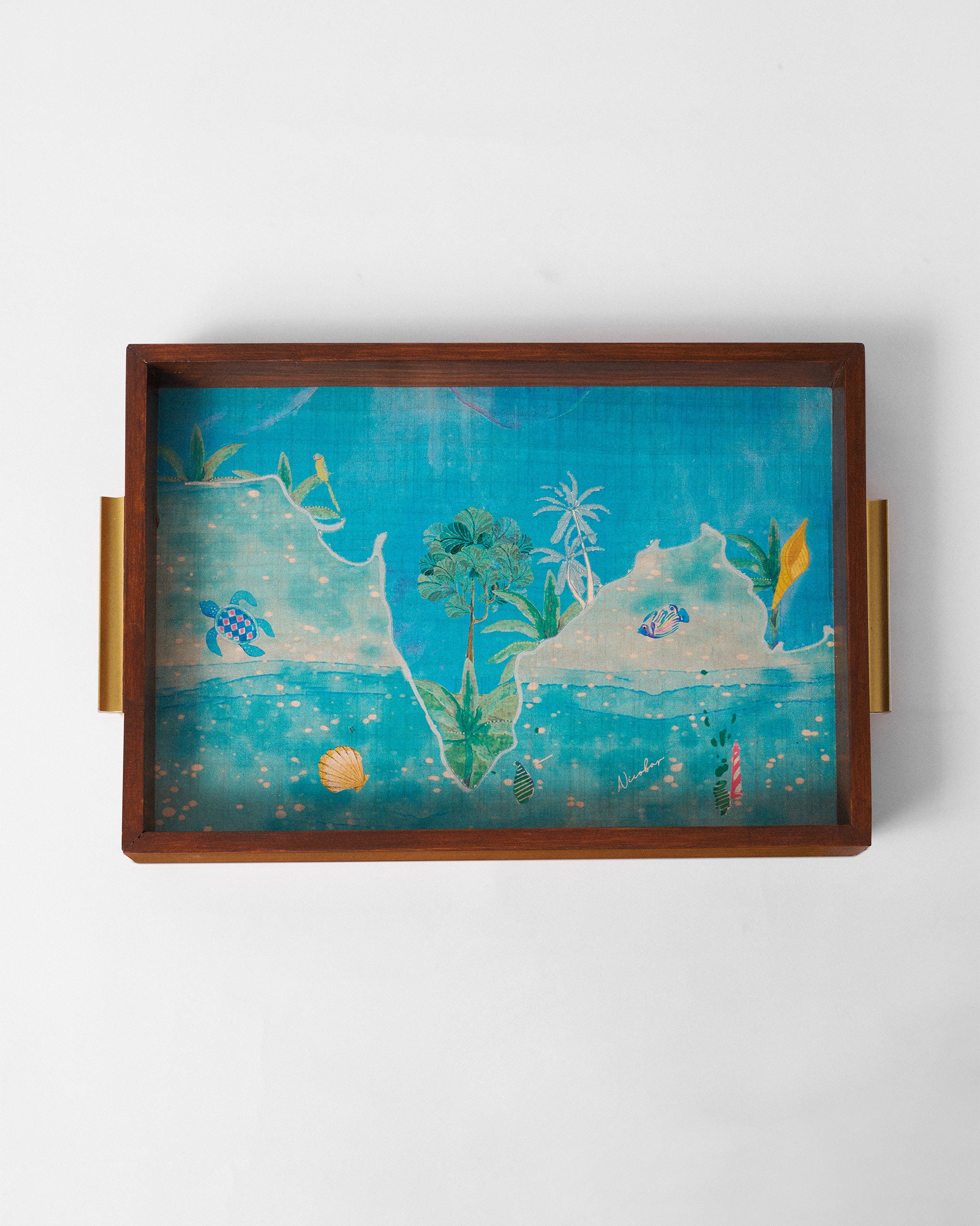 Indian Ocean Rectangle Tray