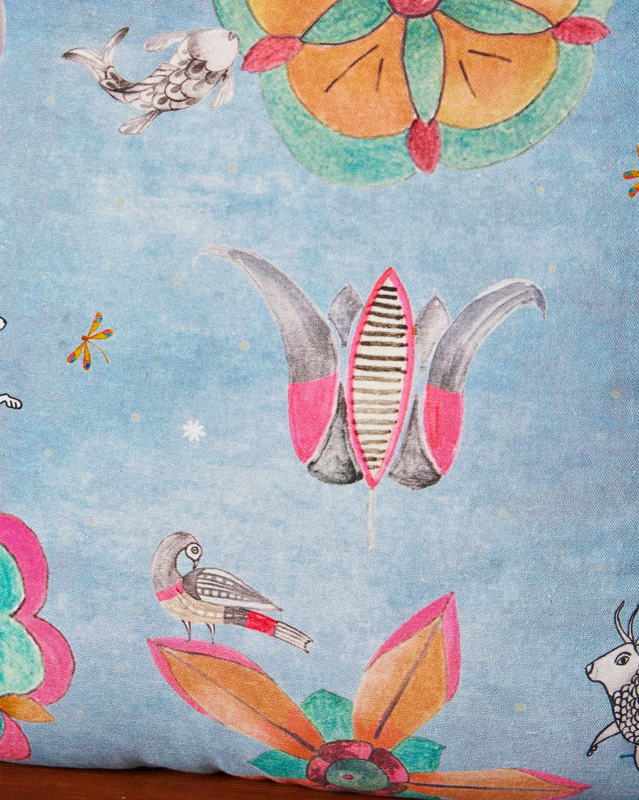 Anara Cushion Cover -Blue