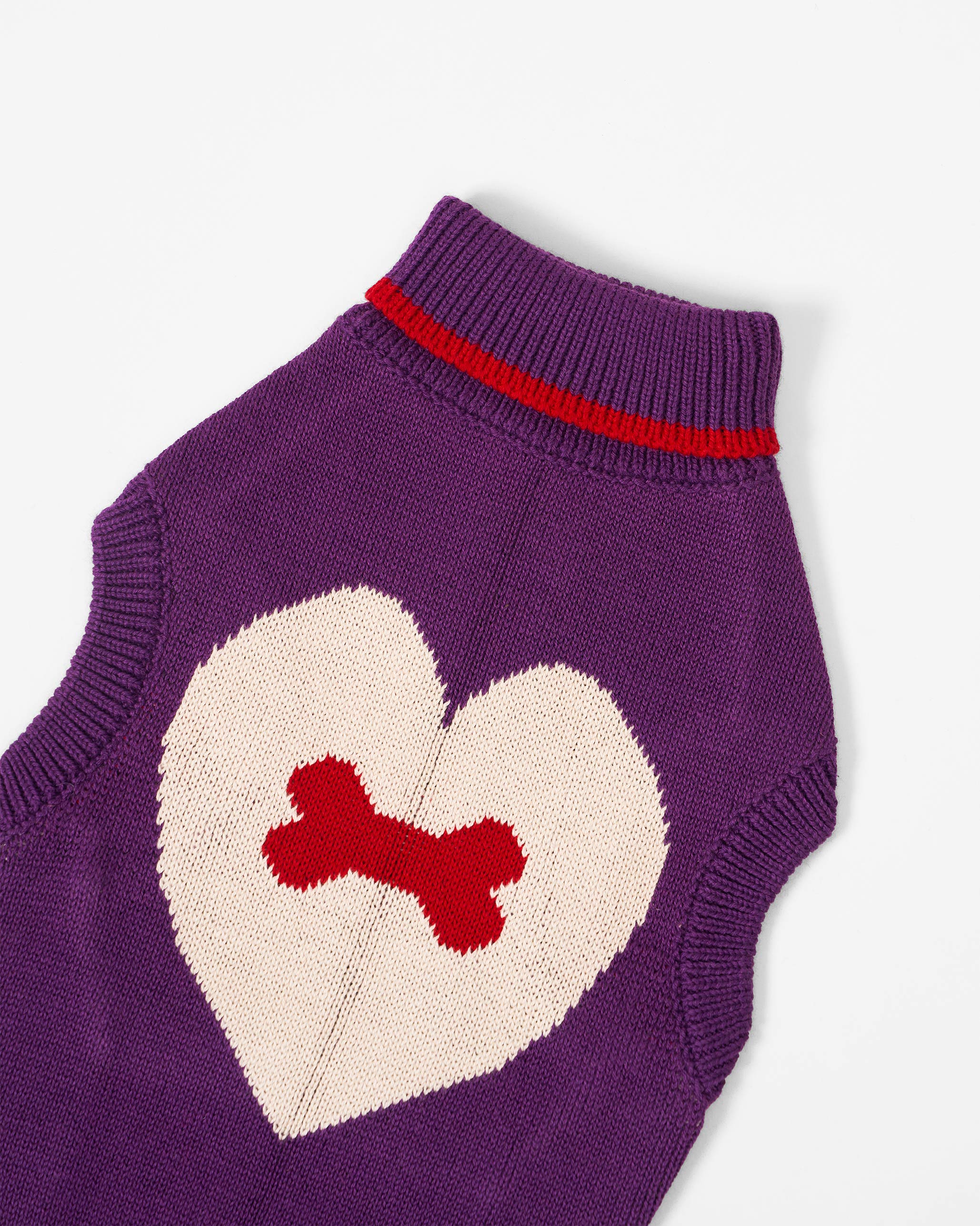 Fur-ever Dog Sweater - Purple