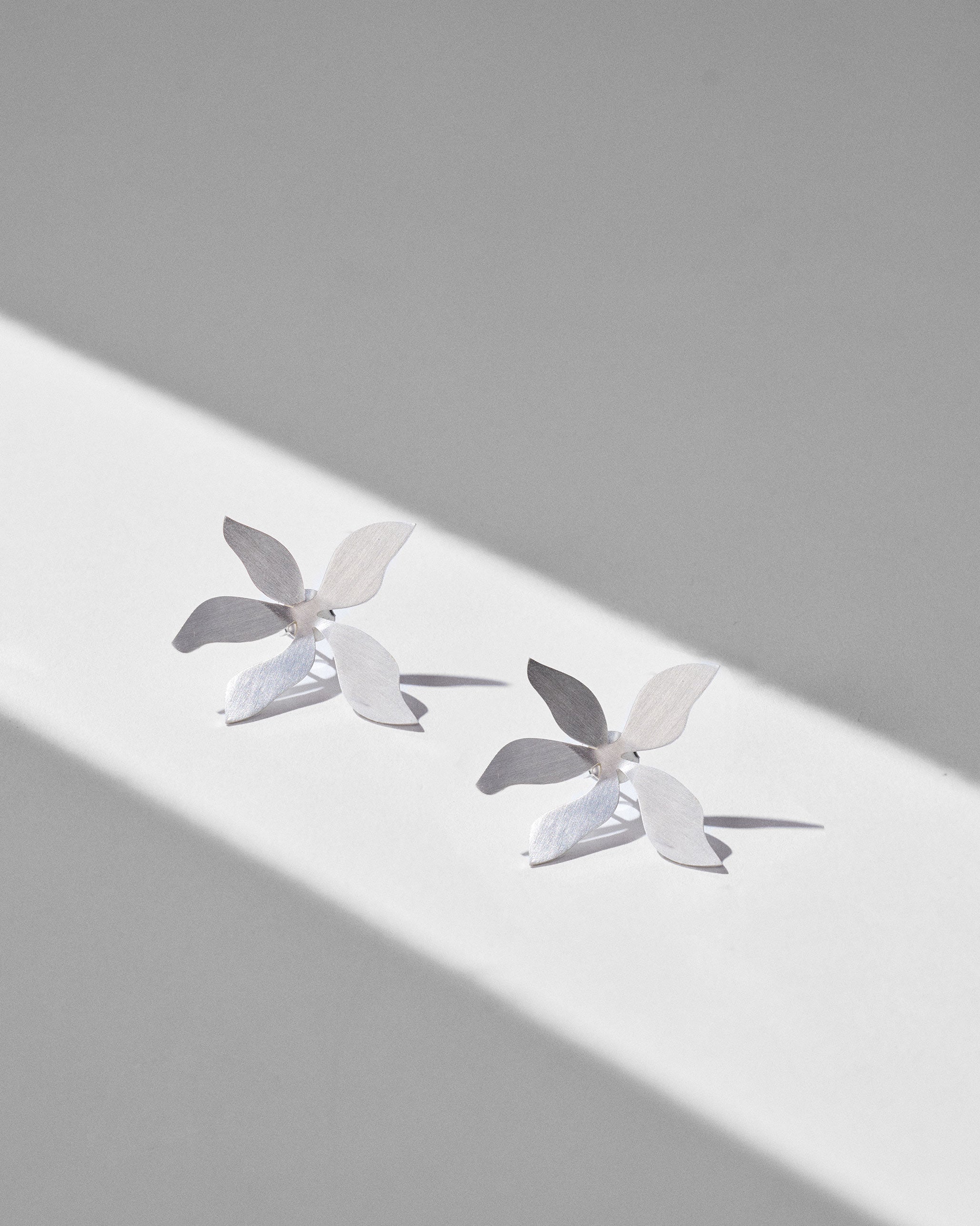 Periwinkle Studs - Silver