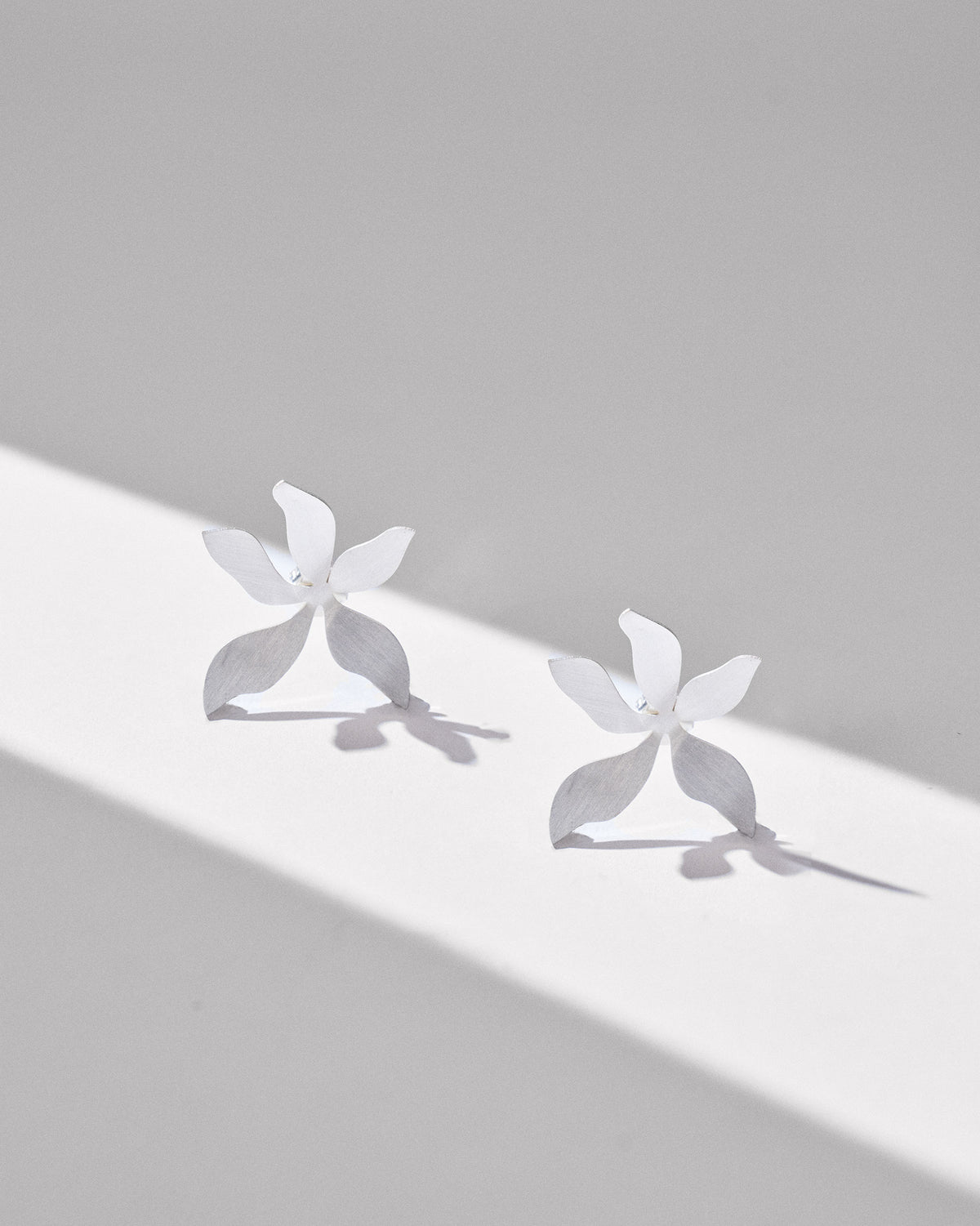 Periwinkle Studs - Silver