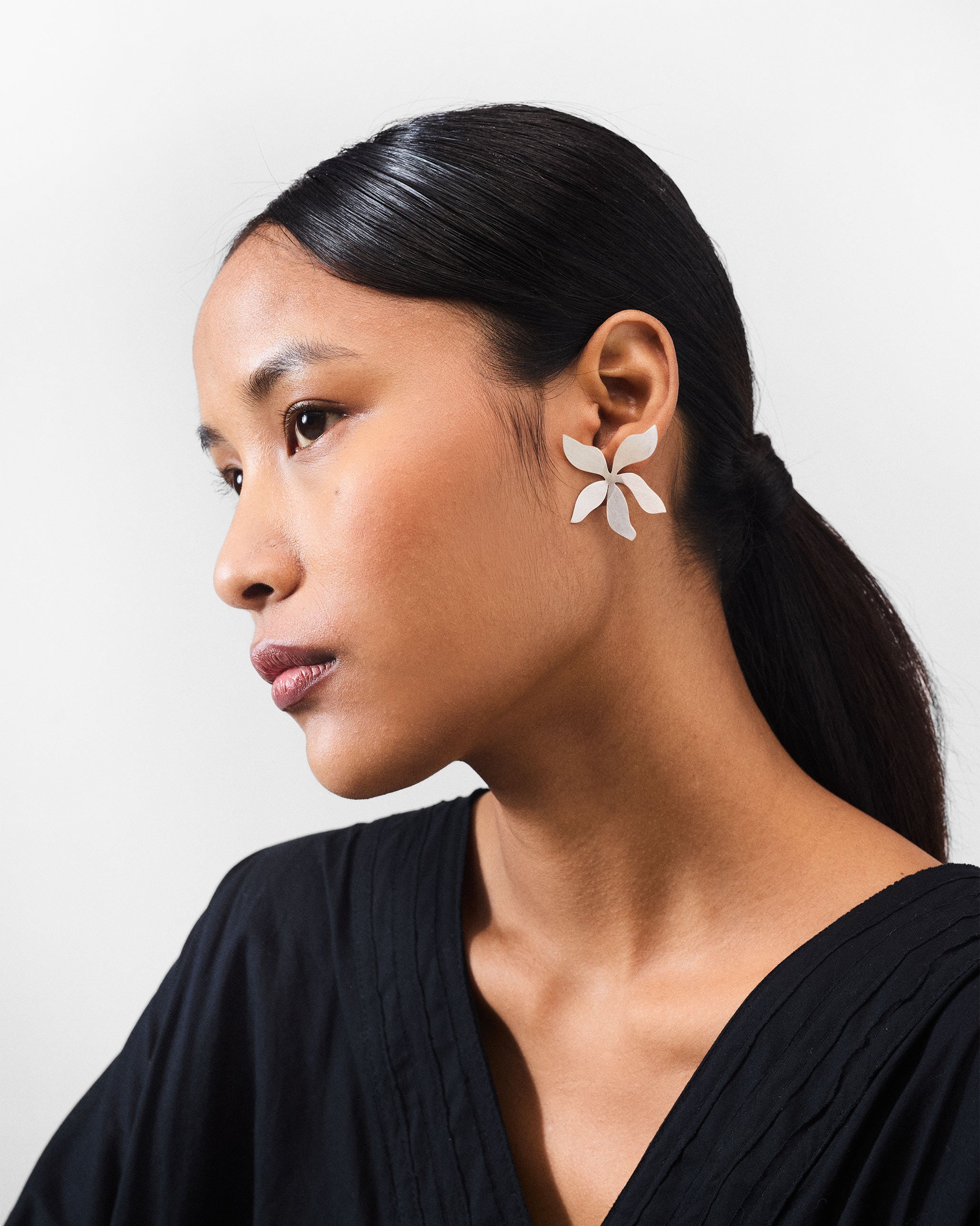 Periwinkle Studs - Silver