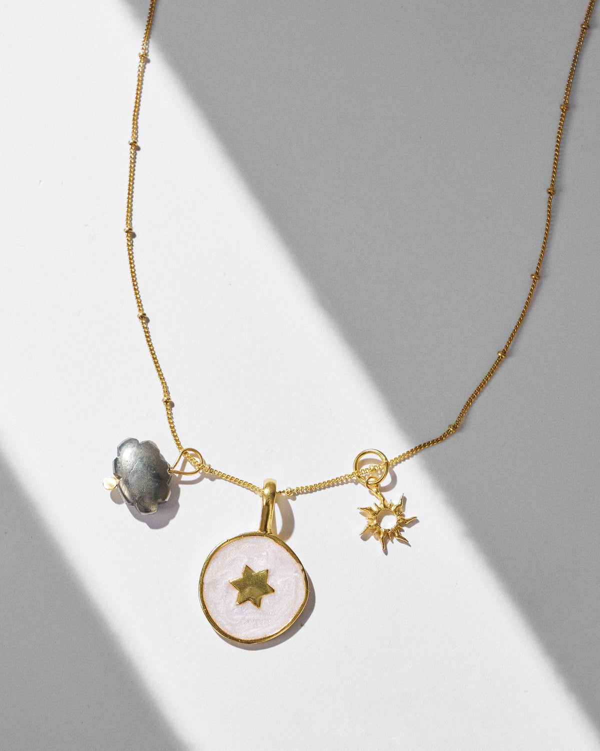 Starlight Necklace - Black & White